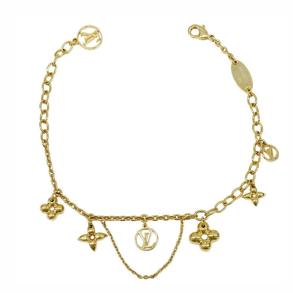 LOUIS VUITTON Gold Charm Bracelet - Picture 3 of 12